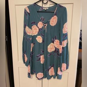 Billabong peony floral dress